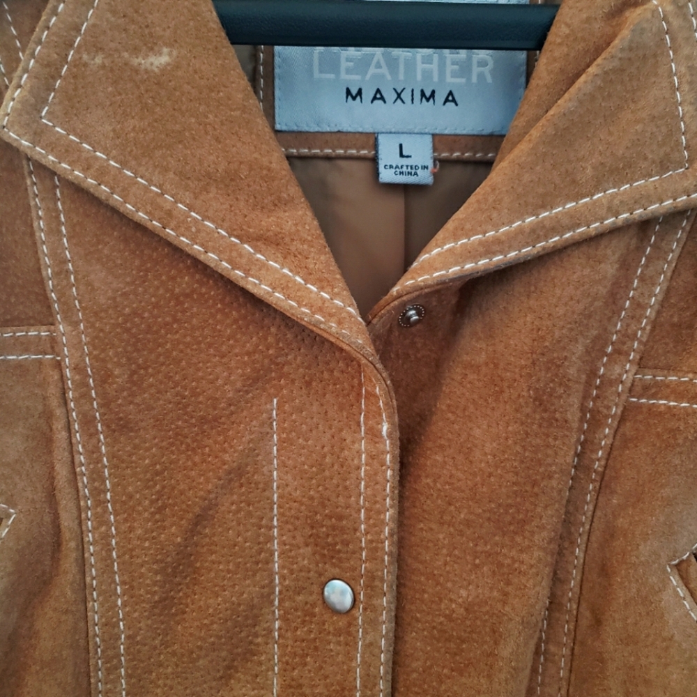 Womans suede crop Wilson jacket